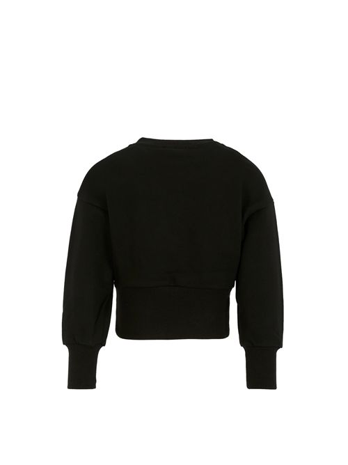 Felpa, bambina, logata. BALMAIN | BX4C10 Z3183536OR